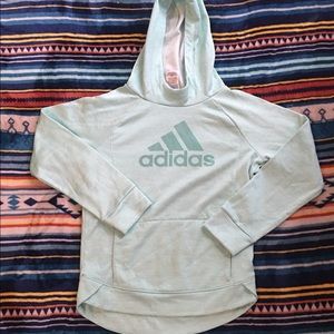 Girls Adidas hoodie size L(14)